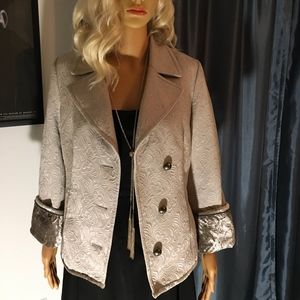 Classic vintage looking cream Jacket - NWOT